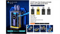 Auriver 10,000mAh portable Power bank with 5G High-Speed WiFi