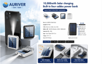 Auriver Power Bank With Polymer Battery and Dual USB