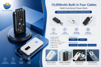 Auriver Standard 10000mAh and 20000mAh With Multi-Functional Power Bank