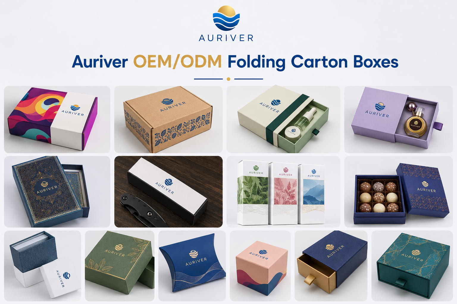 Auriver OEM/ODM Packaging Boxes