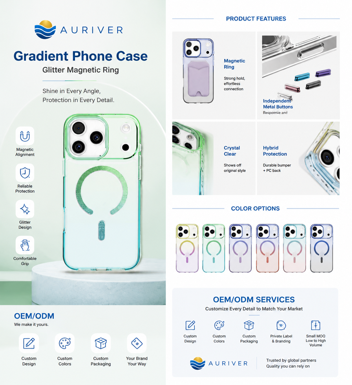 Auriver Premium Magnetic Phone Case