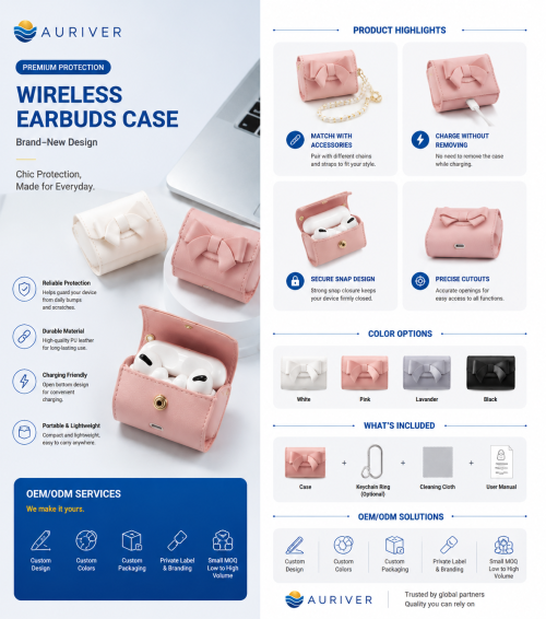 Auriver earpods OEM/ODM Case