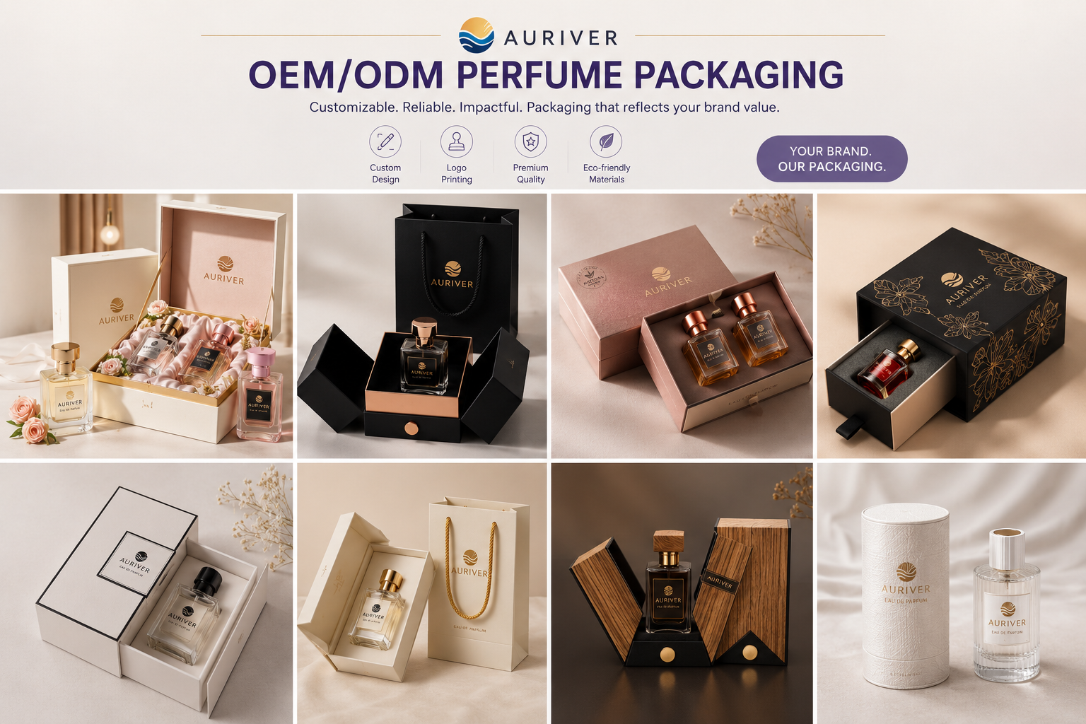 Auriver Customized Packaging Boxes