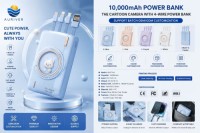 Auriver Mini 5000mAh and 10000mAh Built-in Cable Power Bank